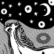 Noc a den (upiju z noci je�t� dou�ek a prom�n�m se na b�lou�e...)