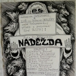 Plak�t na divadeln� p�edstaven� Nad�da od divadeln� skupiny Z�chvat